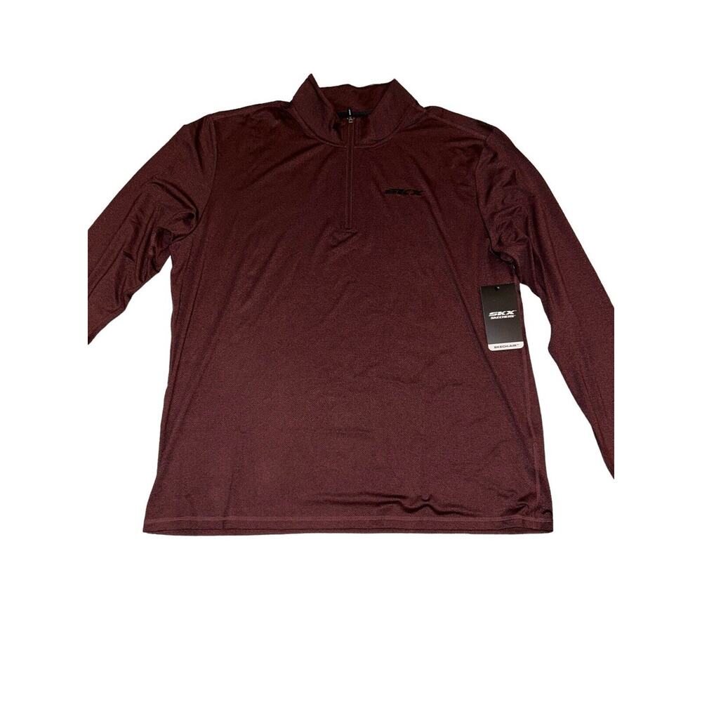 Skechers SKX Sketch-Air Maroon‎ Athletic Running 1/4 Zip Up Jacket Men’s 2XL NWT